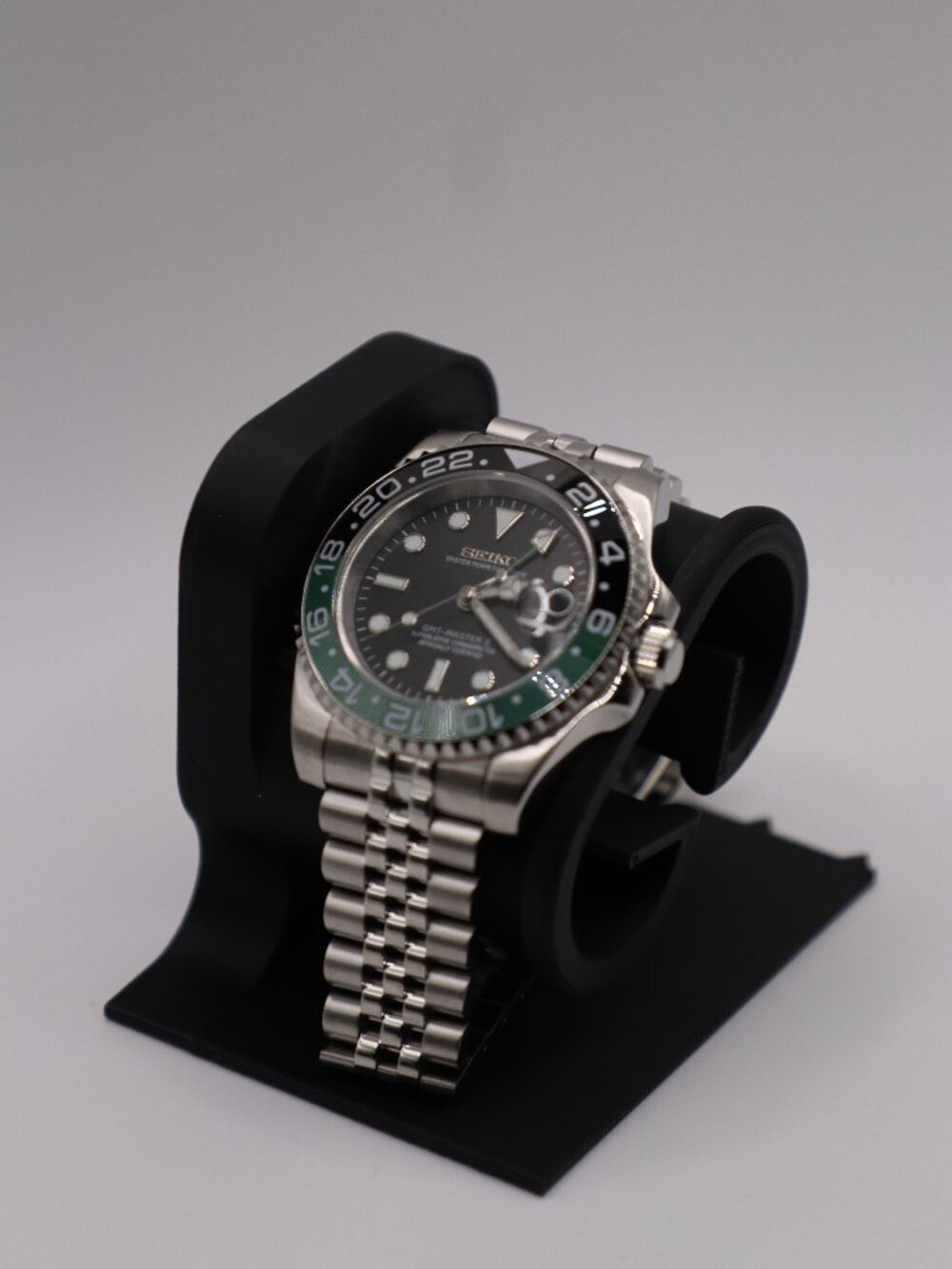 🟢⚫ Sprite GMT Seiko Mod | 4 Time Zones | Automatic | 39mm 🟢⚫